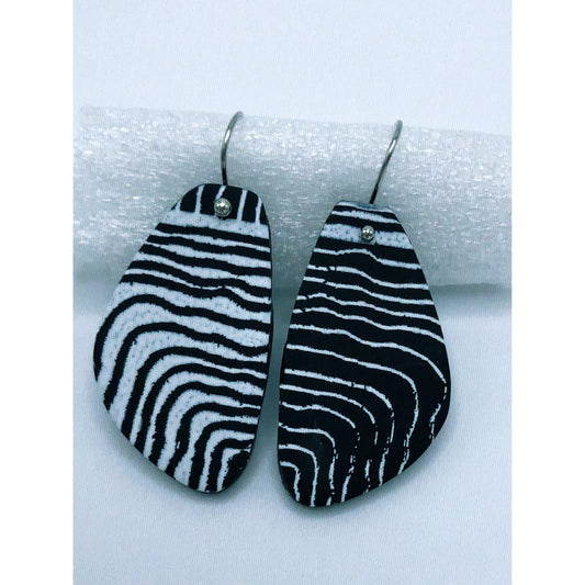 Black & White unique earrings - The Art of Lori Axelrod