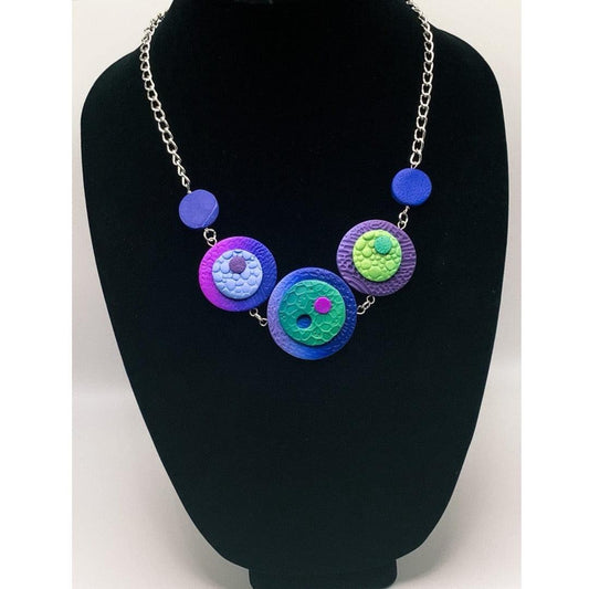 Colorful & unique circle necklace