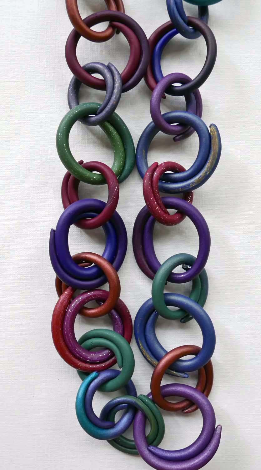 Infinity Necklace - Primary Colors - The Art of Lori Axelrod